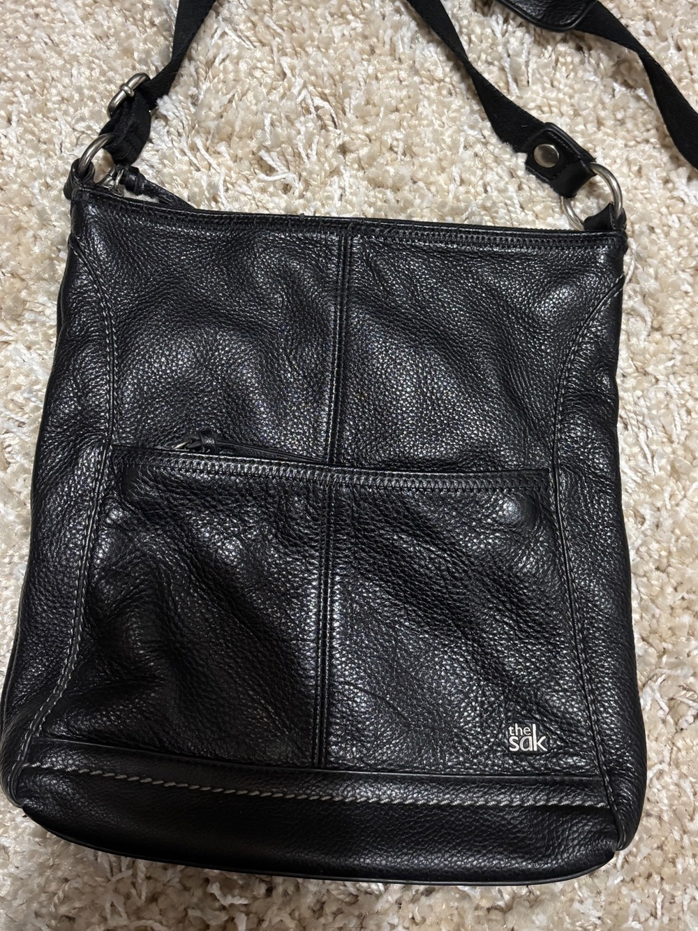 The Sak black cross body purse